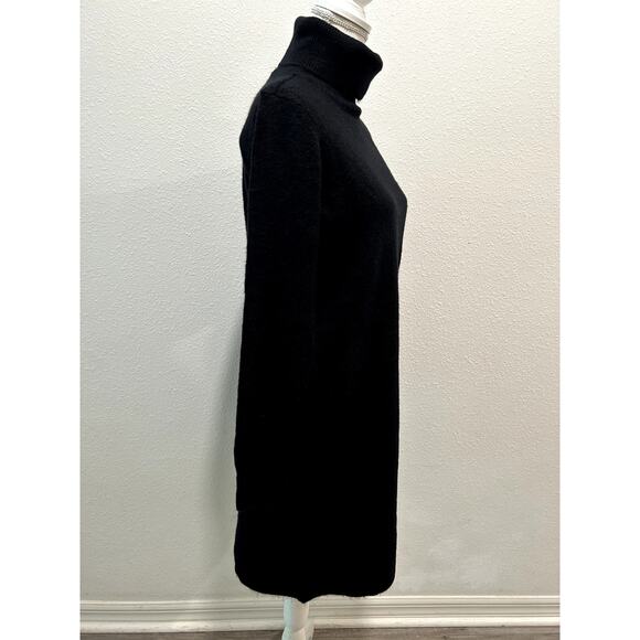 Vince Camuto Women's Dress Black Size Small Turtle Neck Above Knee Long Sleeve - Picture 3 of 9